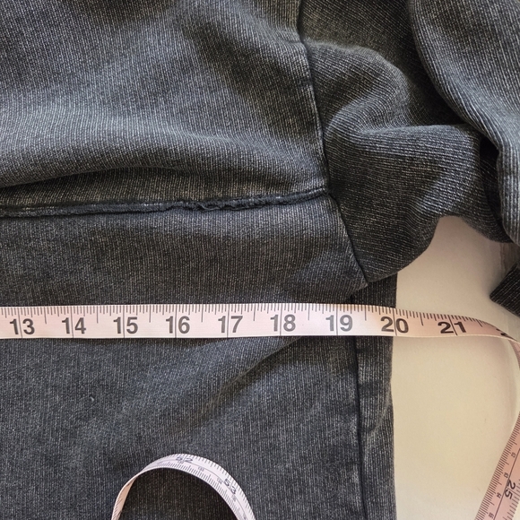 Pilcro Anthropologie Black Textured Distressed Top Small - Picture 7 of 7